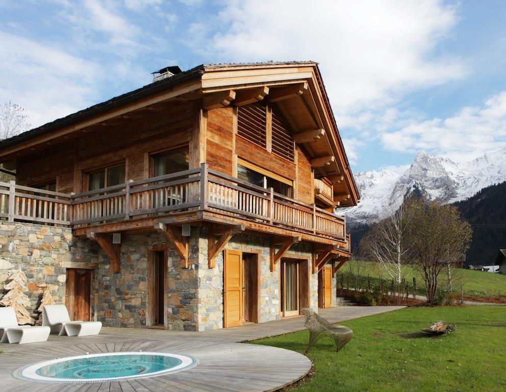 Chalet La Vigogne Et Spa Le Grand-Bornand Exterior foto